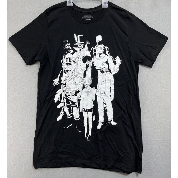 My Hero Academia Squad T-Shirt Adult Medium Black Men Women Tee Short Sleeve - Picture 1 of 5